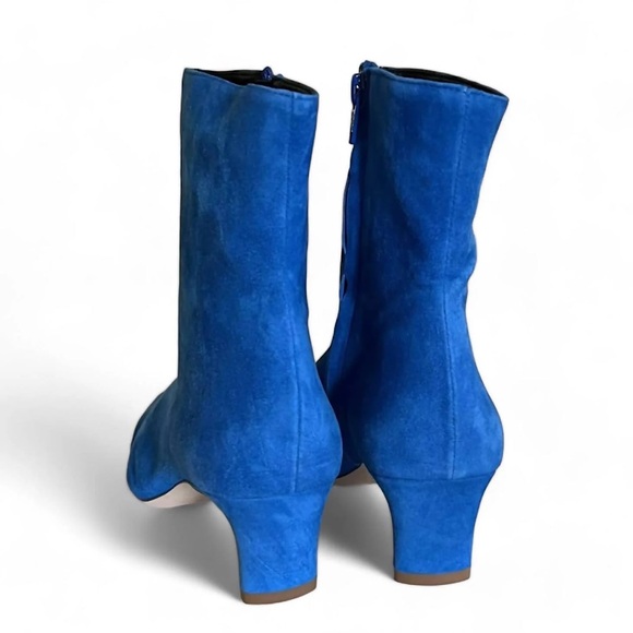 STAUD Willy suede ankle boots in director blue EU37 US6-6.5 💙 - Picture 3 of 5